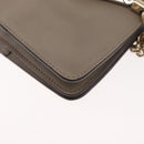 Chloe Fay Shoulder Bag Leather Beige Gold Auth BA12889-13