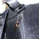 Christian Dior Shoulder Bag Leather Black Gold Auth BA12894-23
