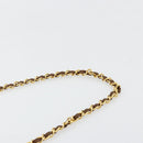 CHANEL Matelasse Chain Shoulder Bag Suede Brown Gold CC Auth BA12895-14