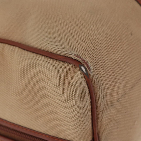 SAINT LAURENT Boston Bag Canvas Braun Auth BA12896