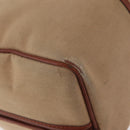 SAINT LAURENT Boston Bag Canvas Braun Auth BA12896-15