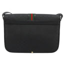 GUCCI Micro GG Supreme Web Sherry Line Tasche PVC Schwarz 001 904 0915 Auth BA12899-2