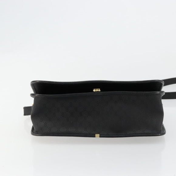 GUCCI Micro GG Supreme Web Sherry Line Tasche PVC Schwarz 001 904 0915 Auth BA12899