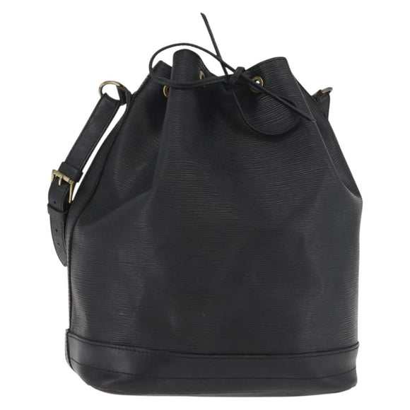 LOUIS VUITTON Epi Noe Shoulder Bag Black M44002 LV Auth BA12901