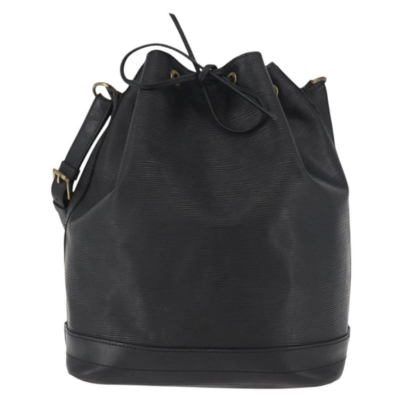 LOUIS VUITTON Epi Noe Shoulder Bag Black M44002 LV Auth BA12901