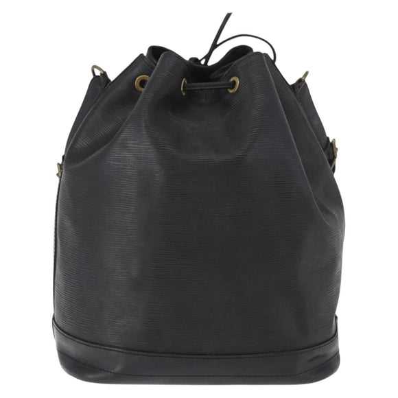 LOUIS VUITTON Epi Noe Shoulder Bag Black M44002 LV Auth BA12901