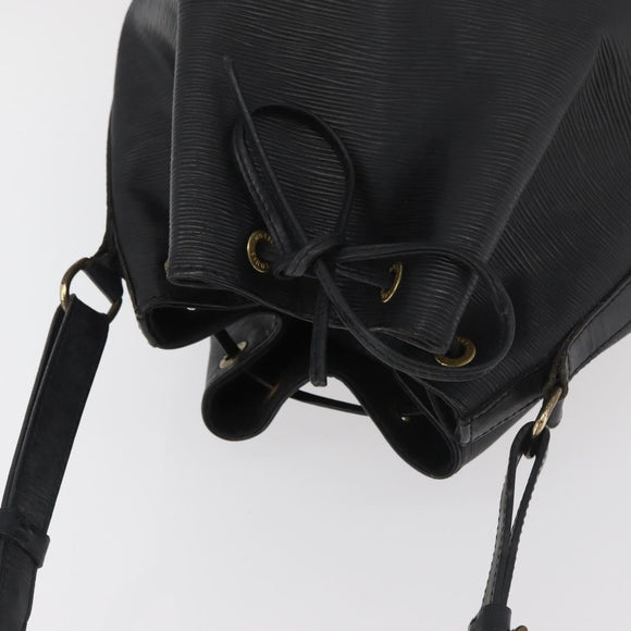 LOUIS VUITTON Epi Noe Shoulder Bag Black M44002 LV Auth BA12901