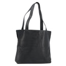 CHANEL Tote Bag Caviar Skin Black Gold CC Auth BA12903-1