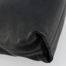 CHANEL Tote Bag Caviar Skin Black Gold CC Auth BA12903-16