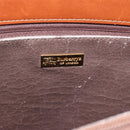 Burberry Nova Check Tote Bag PVC Groen Goud Auth BA12905-14