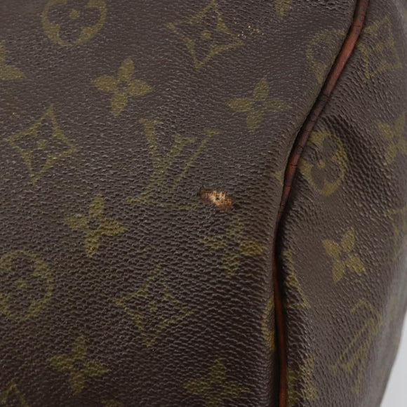LOUIS VUITTON Monogram Speedy 30 Handtasche M41526 LV Auth BA12907