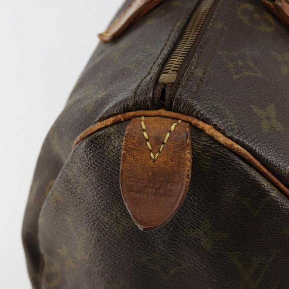 LOUIS VUITTON Monogram Speedy 30 Handtasche M41526 LV Auth BA12907