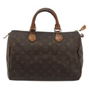 LOUIS VUITTON Monogram Speedy 30 Handtasche M41526 LV Auth BA12907-13
