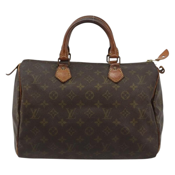 LOUIS VUITTON Monogram Speedy 30 Handtasche M41526 LV Auth BA12907