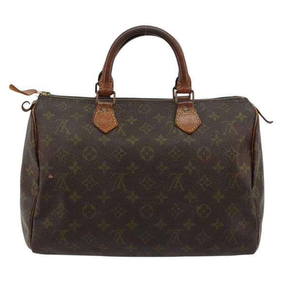 LOUIS VUITTON Monogram Speedy 30 Handtasche M41526 LV Auth BA12907
