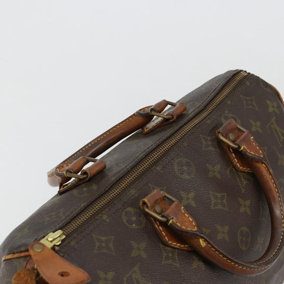 LOUIS VUITTON Monogram Speedy 30 Handtasche M41526 LV Auth BA12907