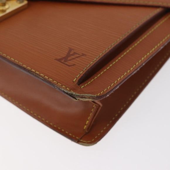 LOUIS VUITTON Epi Serie Dragonne Handtasche Zipangu Gold M52618 LV Auth BA12910