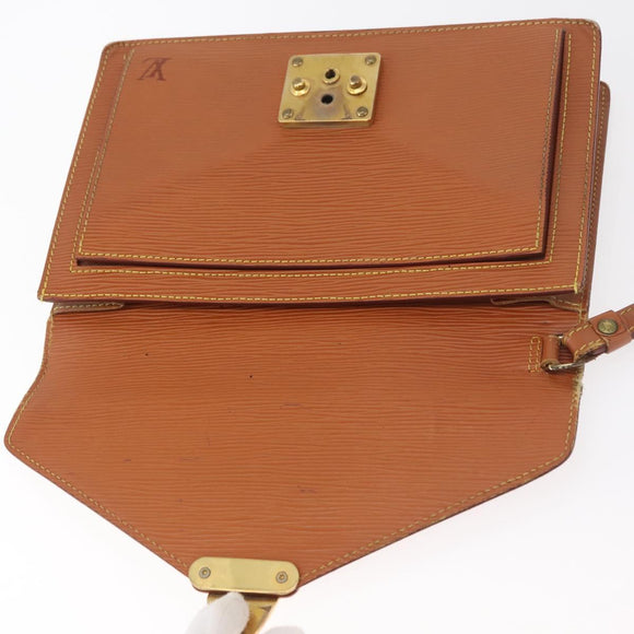 LOUIS VUITTON Epi Serie Dragonne Handtasche Zipangu Gold M52618 LV Auth BA12910