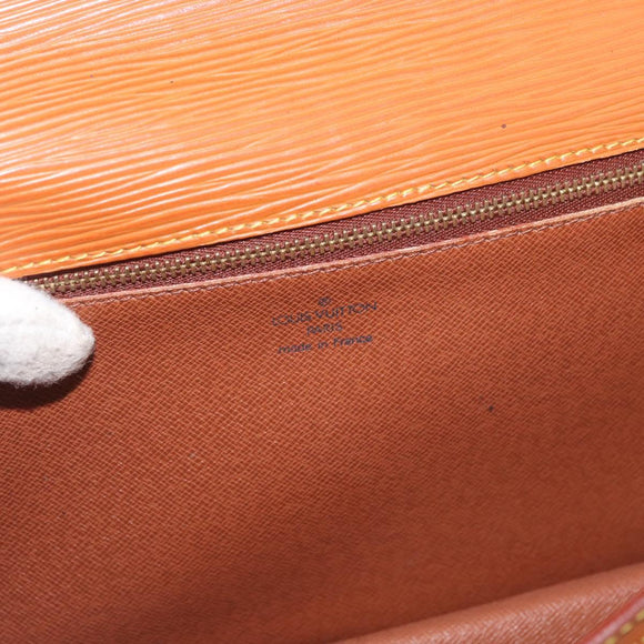 LOUIS VUITTON Epi Serie Dragonne Handtasche Zipangu Gold M52618 LV Auth BA12910