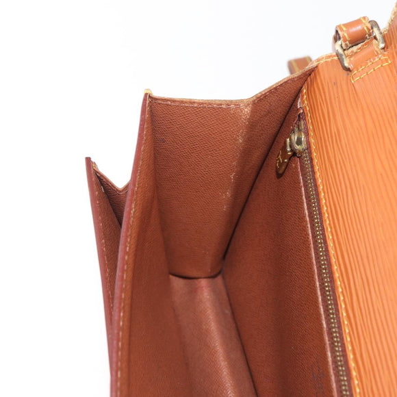 LOUIS VUITTON Epi Serie Dragonne Handtasche Zipangu Gold M52618 LV Auth BA12910