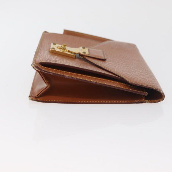 LOUIS VUITTON Epi Serie Dragonne Handtasche Zipangu Gold M52618 LV Auth BA12910