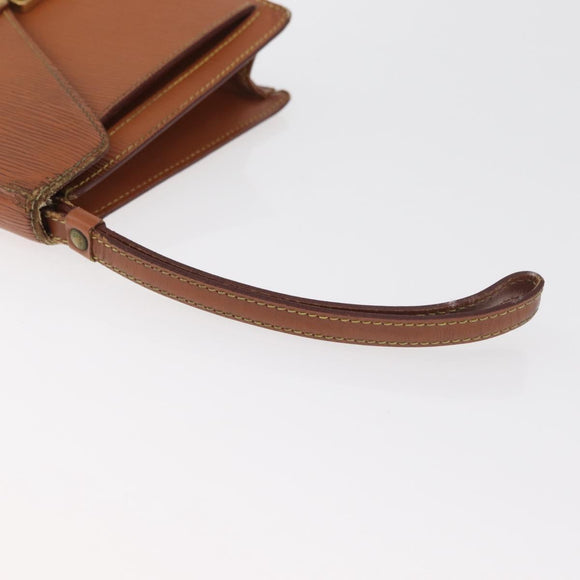 LOUIS VUITTON Epi Serie Dragonne Handtasche Zipangu Gold M52618 LV Auth BA12910