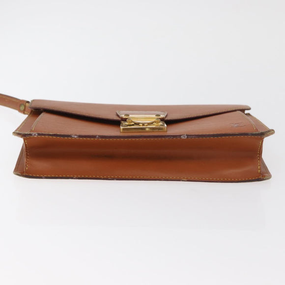 LOUIS VUITTON Epi Serie Dragonne Handtasche Zipangu Gold M52618 LV Auth BA12910