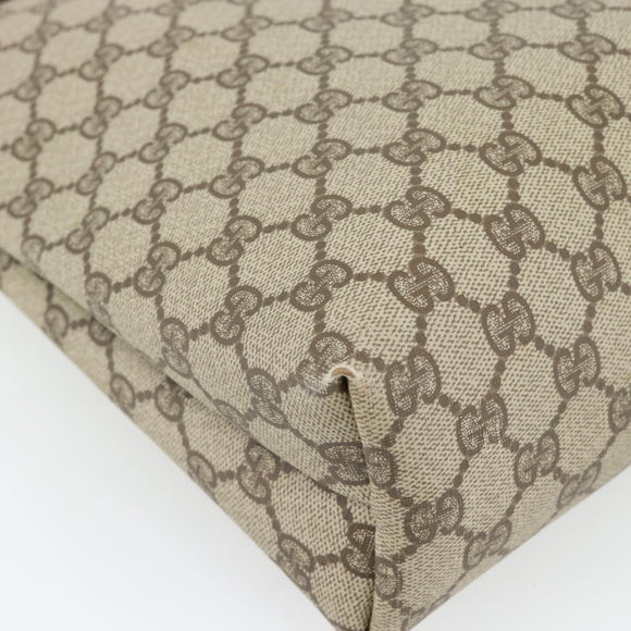 GUCCI GG Supreme Tote Bag PVC Beige Gold 002 39 6130 Auth BA12912
