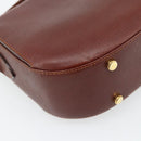 Salvatore Ferragamo Shoulder Bag Leather Brown Gold Auth BA12914-16