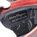Salvatore Ferragamo Shoulder Bag Leather Brown Gold Auth BA12914-12