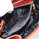 Salvatore Ferragamo Shoulder Bag Leather Brown Gold Auth BA12914-20