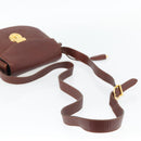 Salvatore Ferragamo Shoulder Bag Leather Brown Gold Auth BA12914-7