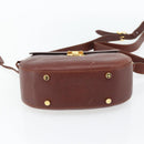 Salvatore Ferragamo Shoulder Bag Leather Brown Gold Auth BA12914-5