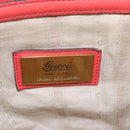 GUCCI Hand Bag Patent leather 2way Red Gold 371925 Auth BA12915-19