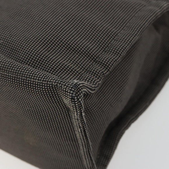 HERMES Her Line Tragetasche Canvas Grau Silber Auth BA12917