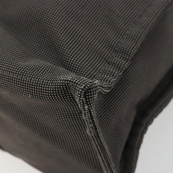 HERMES Her Line Tragetasche Canvas Grau Silber Auth BA12917