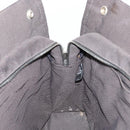HERMES Her Line Tragetasche Canvas Grau Silber Auth BA12917-20