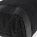 BVLGARI Logo Mania Tote Bag Canvas Black Silver Auth BA12918-9