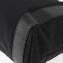 BVLGARI Logo Mania Tote Bag Canvas Black Silver Auth BA12918-14
