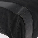 BVLGARI Logo Mania Tote Bag Canvas Black Silver Auth BA12918-15