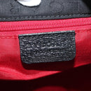 BVLGARI Logo Mania Tote Bag Canvas Black Silver Auth BA12918-17