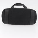 BVLGARI Logo Mania Tote Bag Canvas Black Silver Auth BA12918-5