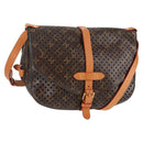 LOUIS VUITTON Monogram Perfo Saumur 30 Shoulder Bag M93998 LV Auth BA1291A-1