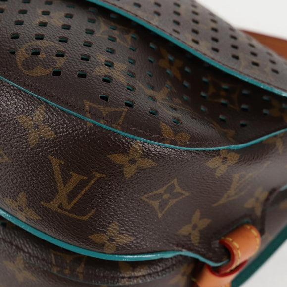 LOUIS VUITTON Monogram Perfo Saumur 30 Shoulder Bag M93998 LV Auth BA1291A