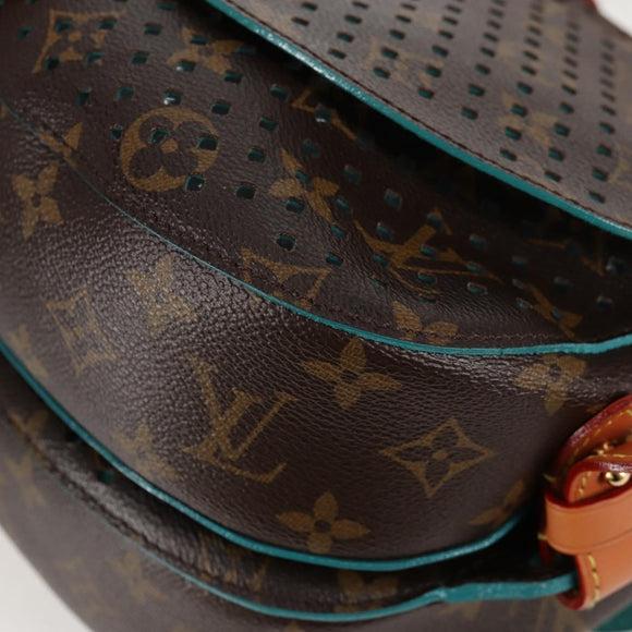 LOUIS VUITTON Monogram Perfo Saumur 30 Shoulder Bag M93998 LV Auth BA1291A