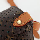 LOUIS VUITTON Monogram Perfo Saumur 30 Shoulder Bag M93998 LV Auth BA1291SAV-21
