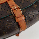 LOUIS VUITTON Monogram Perfo Saumur 30 Shoulder Bag M93998 LV Auth BA1291SAV-22