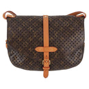 LOUIS VUITTON Monogram Perfo Saumur 30 Shoulder Bag M93998 LV Auth BA1291A-2