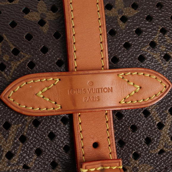 LOUIS VUITTON Monogram Perfo Saumur 30 Shoulder Bag M93998 LV Auth BA1291A