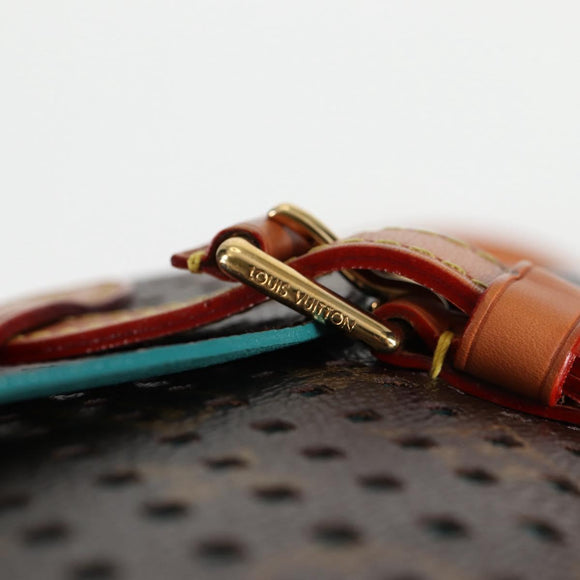 LOUIS VUITTON Monogram Perfo Saumur 30 Shoulder Bag M93998 LV Auth BA1291A